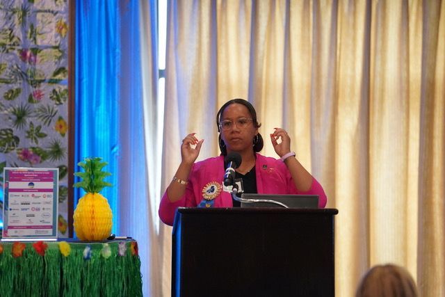 An ASCLS-New Jersey member presenting at a society event